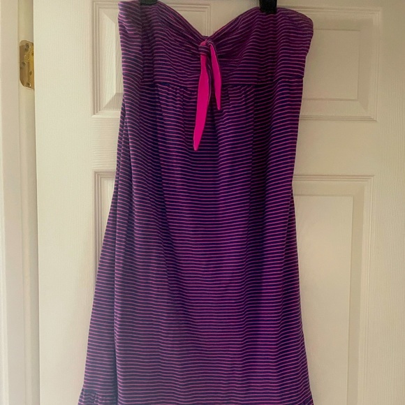 NWOT XL strapless sundress swimsuit cover up - Picture 2 of 11